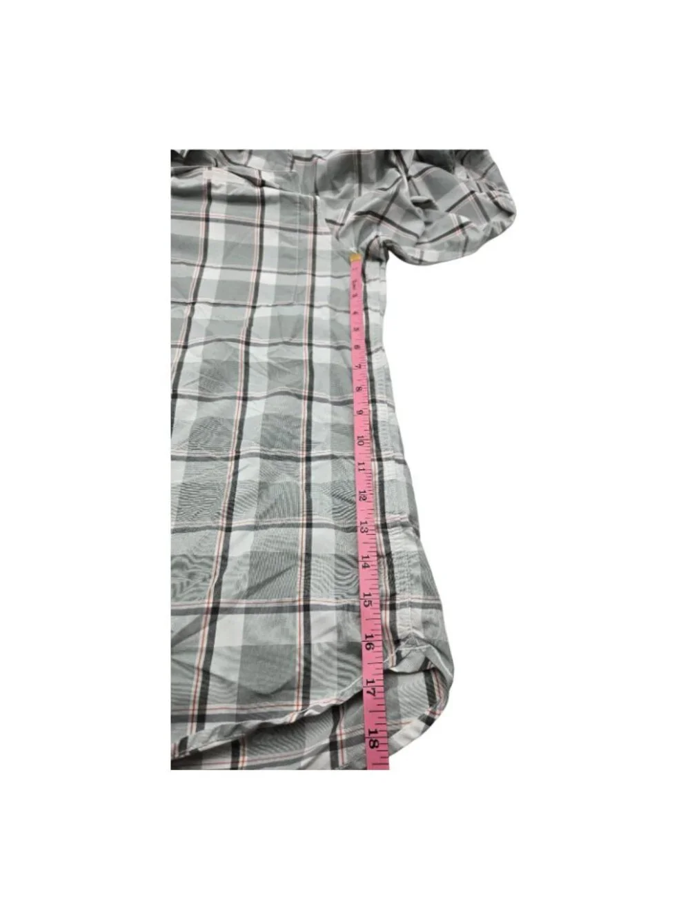 North Face Shirt Mens XL Plaid Button Down Long Sleeve Vented Outdoor Hiking